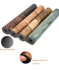 Wood Grain Coffee Counter Mat 20x12 Inch Absorbent Rubber Backed Bar Mat For Kitchen Counter And Under Coffee Maker Spill Proof