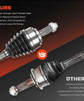 Comparison of Honda CR-V 2.4L Front Left And Right CV Axle Shaft Assembly with focus on material and quality differences