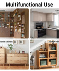 Real Deal Killer Slick Furniture Concealed Connector Two In One Invisible Hide Joint Fastener Kit Smooth Cold Rolled Steel Cabinet And Wardrobe Hardware Sixty Pieces Tight Build Zero Hassle showcased in multifunctional cabinet use.