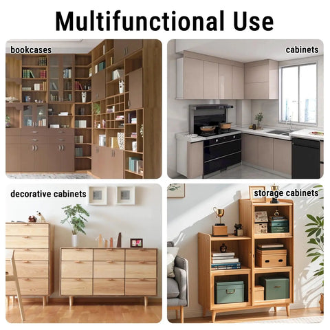 Real Deal Killer Slick Furniture Concealed Connector Two In One Invisible Hide Joint Fastener Kit Smooth Cold Rolled Steel Cabinet And Wardrobe Hardware Sixty Pieces Tight Build Zero Hassle showcased in multifunctional cabinet use.