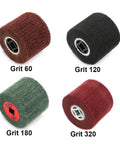 Get This Awesome Flap Wheel For Metalworking To Polish Stainless Steel And Aluminum Fast With High Finish And Long Durability For Removing Scratches And Achieving A Cool Mirror Effect On Copper Drums Without Wasting Time. Four flap wheels of different grits 60, 120, 180, 320 for metal polishing.