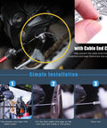 All In One Bike Brake Cable Housing Kit With 73 Pieces including Cable End Caps installation steps for Road and Mountain Bikes
