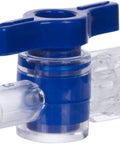 Tubeless Sealant Injector Syringe And Presta Valve Core Removal Tool For Stans No Tubes And Other Sealants, blue adapter detail