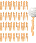 50 Pack 3 Inch Plastic Golf Tees For Women Ladies Golf Tees Training Practice Aids Durable 0.43 Inch Diameter Tees