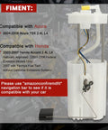 Electric Fuel Pump Module Assembly Sending Unit Direct Fit Replacement For Acura TSX 2004 2008 And Honda Accord 2003 2007 2 4L L4 Replaces FG0913 SP8002M 2202 425077 Plug And Play Easy Install shown with features and fitment details