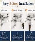 Installation guide for Heavy Duty Dog Zipline For Yard And Outdoor Run With Shock Absorber Tangle Free Tie Out Cable For Large Dogs Up To 300lbs Steel Cable Reinforced Clips Perfect For Backyard Garden And Camping