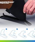 Quick Lock Fin Clips 3 Pack for Inflatable Stand Up Paddle Boards Replacement Parts SUP Fin System Easy Swaps