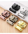 Variety of Push Pull Cabinet Door Latch With Thickened Bolt For Stable Locking, Reversible Left Right Installation, Bronze Finish