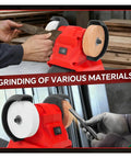 Heavy-Duty Cordless Bench Grinder With Dual Wheels For Metal Polishing And Sharpening High Speed 5500Rpm Electric Tool For DIY Projects grinding steel and brass.