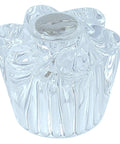 Clear Acrylic Replacement Faucet Knob Set for Windsor Tub and Shower close-up of transparent knob with polished finish