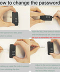 Heavy Duty Refrigerator And Cabinet Locks No Drill Adhesive Child Safety Latches For Kids And Toddlers Durable Abs Build during password change steps.
