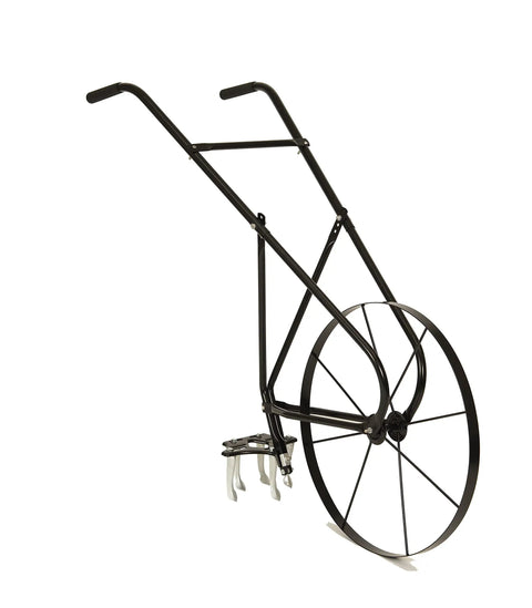 High Wheel Tubular Cultivator With Comfort Handle 3 Position Adjustable Depth Quick Change Implements 24 Inch Steel Wheel