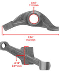 Engine Rocker Arm A for Honda Sportrax 400 TRX400EX 1999 2008 Direct Fit Replacement 14411 KCY 670 Beefy Heavy Duty Valve Rocker Arm Compatible ATV Engine Components High Performance Grade, 75.3 mm x 24.9 mm
