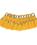 Yellow Tie Cord Leash For Game Fowl And Poultry, Adjustable Nylon Strap For Chickens, Secure Bird Restraint 12 pack