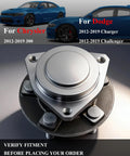 Front Wheel Bearing And Hub Assembly 2Pcs Fit For 2012 2019 Dodge Charger Challenger And 2012 2019 Chrysler 300 5 Lug Non ABS Drop In Ready Replacement Wheel Hub Kit For Front Axle