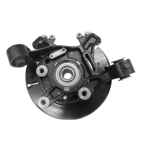 Front view of Rear Wheel Hub Bearing Steering Knuckle Assembly for 2006 to 2010 Mercury Mountaineer and Ford Explorer, 5 lug