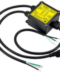 15 Amp 120V Automatic Transfer Switch ATS Inline Relay For Home Backup Power with NEMA 5-15P Core Wires, Easy Mount Installation