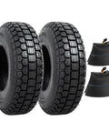 4.10/3.50-6 Tires With Heavy Duty Inner Tubes For 4 Wheelers ATVs Go Karts Lawn Mowers Snow Blowers Tractors