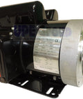 Bulletproof Replacement For 3 Hp Electric Motor Fits 3450 And 3600 Rpm Single Phase 56C Frame TEFC 230 Volt gear with warning label.