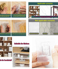 24 Pack Heavy Duty Adhesive Shelf Brackets For Cabinets Strong Peel And Stick Support Pegs No Drill Woes, installation guide images.