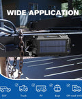 Trailer Brake Controller Kit With Solar Panel 12V 3Ah LiFePO4 Battery mounted on trailer with LED indicator and chains visible