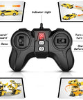 Remote for Dope Transform RC Car for Kids 3 to 8, 2.4GHz Remote, One Button Transform From Race Car to Robot, 360 Spin