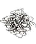 30 Pack M2.5 X 50mm Stainless Steel R Clips Hairpin Cotter Pins Retaining Hitch Pins Kit For Tractor Truck Trailer Mower Cart And Equipment Maintenance Reusable And Easy To Install.