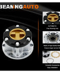 Straight Up Reliable Mechanical Locking Hubs That Drop Right Into Your Suzuki Rig With Smooth Vibration Free Rotation And Tough As Nails Construction Built To Handle Rough Terrain Without Losing Time Or Throwing Fits On The Trail Today. Close-up of a Suzuki locking hub featuring a metallic finish and a black plastic cap.
