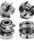 All In One Front And Rear Wheel Bearing And Hub Assembly For Subaru Legacy 2010 2014 Outback 2010 2014 Forester 2009 2013 Impreza 2008 2013 And 2013 WRX Replacement Pair 5 Lug ABS Compatible displayed