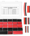 Heat Shrink Tubing Kit Pro Grade 300 Pieces Adhesive Lined Three To One Ratio Marine Grade For Automotive And Industrial Use