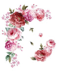 3D Peony Flower Wall Decals Peel And Stick Removable Wall Art For Kids Room Nurseries Classrooms Living Room Bedroom Home Decor Mural Set Easy Peel And Stick Design Vibrant Pink Petals For Fresh Cozy Interiors