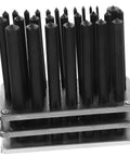 Ergonomic Transfer Punch Set 28 Pieces for Mechanics with Positioning Punches in Steel Tools for Machinists