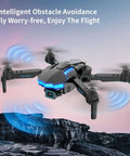 Starter Friendly Beginner Drone With 1080P Camera And Brushless Motors Long Flight Time flying over rocky landscape