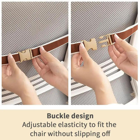 Buckle design for adjustable elasticity on Desk Chair Cushion With Removable Cover Soft Seat Pad