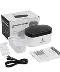 Ultrasonic Jewelry Cleaner Portable 500ML Deep Cleaning At 42kHz With Stainless Steel Tank Five Preset Cycles Auto Shut Off