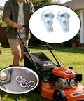 Heavy Duty Shoulder Bolts Replacement for Husqvarna Riding Mowers and Craftsman Tractors Part 532196539 196539 2 Pack visible on lawn mower.