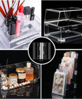 Premium Self Adhesive Acrylic Hinges For Cabinets Drawers Transparent Continuous Folding Hardware Craft Display Tool Sweet Grip Rock Solid Build Mini Heavy Duty Snap On Design For Home Workshops enhancing clear storage boxes.