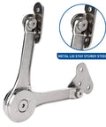 Heavy Duty Lid Hinge With Soft Close For Toy Boxes Cabinets And Wardrobes Stay Open Lid Support Kid Safe 50Lb Max Capacity