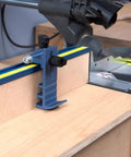 Twenty Four Inch T Track Fence Cap For Miter Saws And Router Tables on woodworking surface ensuring precise cuts.