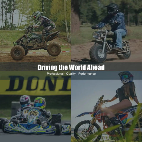 Riders using 428 Heavy Duty Motorcycle Chain With 122 Links And Chain Breaker For 125cc 150cc 200cc Dirt Bikes Mini Bikes Go Karts And ATVs