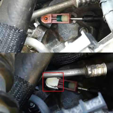 Premium Transmission Shift Cable For Focus MK3 2010-2019 Gear Shifter Bushing Kit With Durable End Cap Lever Rod Assembly Built Tough And Heat Resistant To Keep Your Ride Shiftin Smooth No More Slippage Or Squeaky Gears. installed in Ford Focus MK3 transmission bay