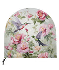 Hardcore Heavy Duty Fan Cover Fits 24 Inch Outdoor Industrial And Pedestal Models With Bold Hummingbird Floral Print.