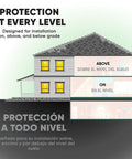 Illustration of Straight Up Heavy Duty Underlayment Pad For Laminate And Engineered Wood Floors, showing installation levels.