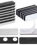 Top Rated 12 Pair Curtain Magnets With Strong Adhesive Tape For Snug Blackout Blinds And Window Covers in various shapes.
