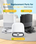Displayed Must Have Replacement Vacuum Parts Kit for Roborock S5V Curv Edge S5A Curv S5X with charging stations.