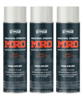 Industrial High Solids Flat White Spray Paint 16 Ounce Cans Pack of 3 Heavy Duty MRO Enamel Delivers Thick Coverage