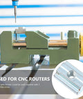 20PCS Sliding T Slot Nuts Nickel Plated Carbon Steel Bad Boy of Aluminum Extrusion Hardware shown on CNC router setup