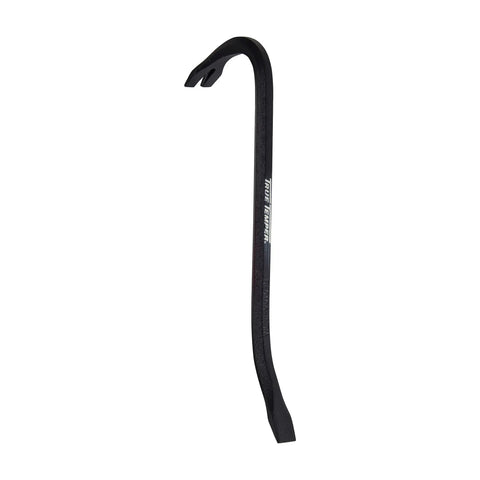 Gooseneck Wrecking Bar 12 Inch Beefy Heavy Duty Pry Tool Half Inch Bar Stock Medium Carbon Steel Forged For Longevity And Tough Demolition