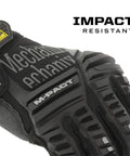 Close-up of MPact Work Gloves With Secure Fit, Impact Protection And Vibration Absorption For Tough Jobs, Safety Gloves For Men