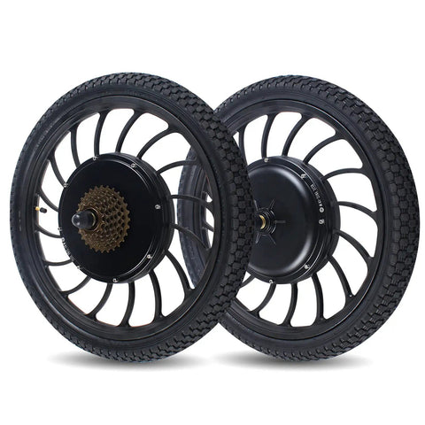 Beefy 1000W 48V front or rear hub motor wheel for 20-inch electric bicycle disc brake 6 hole aluminum alloy build